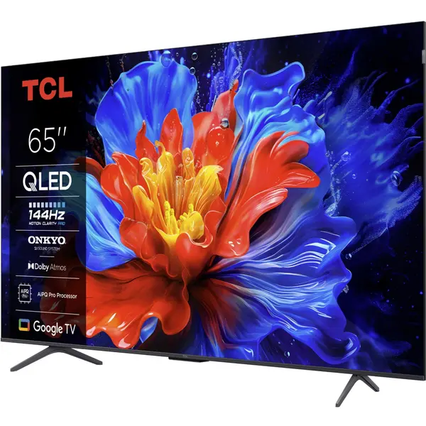 Televizor TCL QLED 65P8K, 164 cm, Smart Google TV, 4K Ultra HD, 144Hz, Clasa F [2]