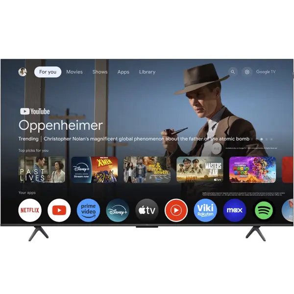 Televizoare - Televizor TCL QLED 65P8K, 164 cm, Smart Google TV, 4K Ultra HD, 144Hz, Clasa F
