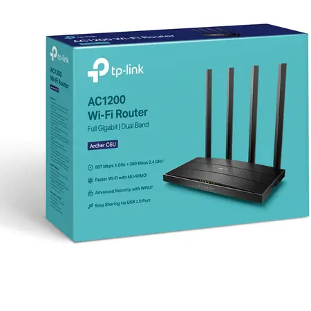 Router wireless TP-Link Archer C6U, AC1200, Gigabit MU-MIMO [3]
