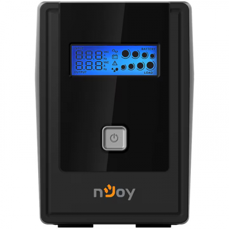 Periferice - UPS NJOY Cadu 650 UPCMTLS665TCAAZ01B, 600VA/360W, Line Interactive, AVR, Auto-Restart, Ecran LCD