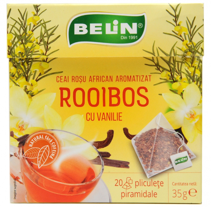 Ceai Rooibos cu Vanilie 20pl piramidale,35 g [2]