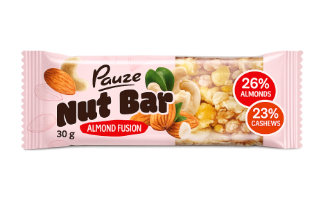 BATOANE CU NUCI PAUZE - Baton cu nuci PAUZE Almond Fusion 30 g