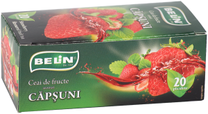 CEAIURI din FRUCTE - Ceai de capsuni 20 pl , 40 gr