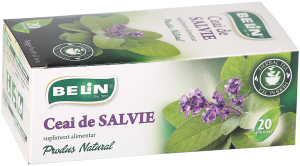 CEAIURI DIN PLANTE - Ceai de salvie 20pl, 36gr