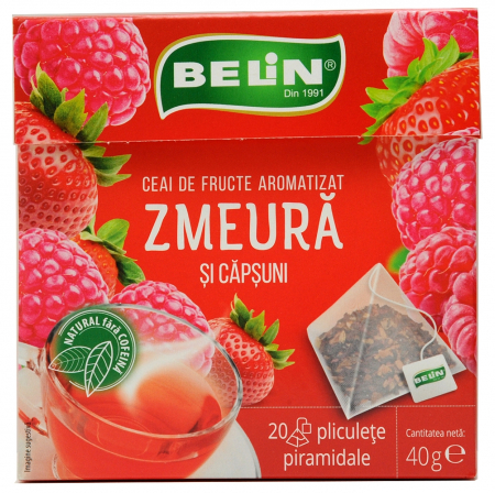 Ceai de Zmeura si Capsuni 20pl piramidale ,40 g [1]