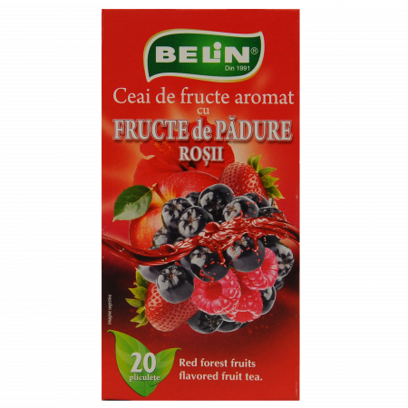 CEAIURI din FRUCTE - Ceai fructe de padure rosii, 40 gr