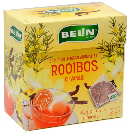 Ceai Rooibos cu Vanilie 20pl piramidale,35 g [0]