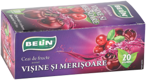 CEAIURI din FRUCTE - Ceai visine si merisoare 20pl