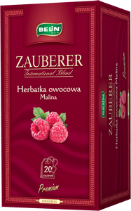 ZAUBERER PREMIUM - Ceai Zauberer de zmeura 20 pl, 45 gr