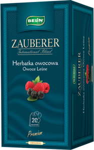 ZAUBERER PREMIUM - Ceai Zauberer fructe de padure 20 pl, 45 gr