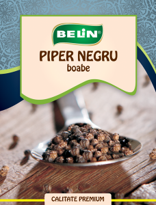 CONDIMENTE - Piper negru boabe Belin 12g