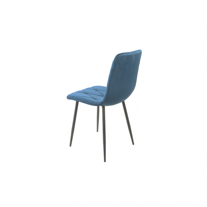 Scaun Savier Velvet Albastru [4]