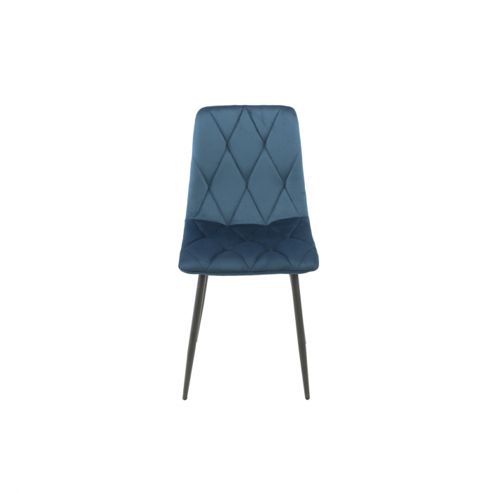 Scaun Savier Velvet Albastru [2]
