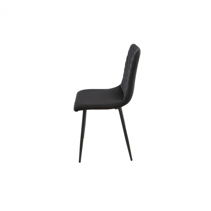 Scaun Vector Velvet Negru [4]