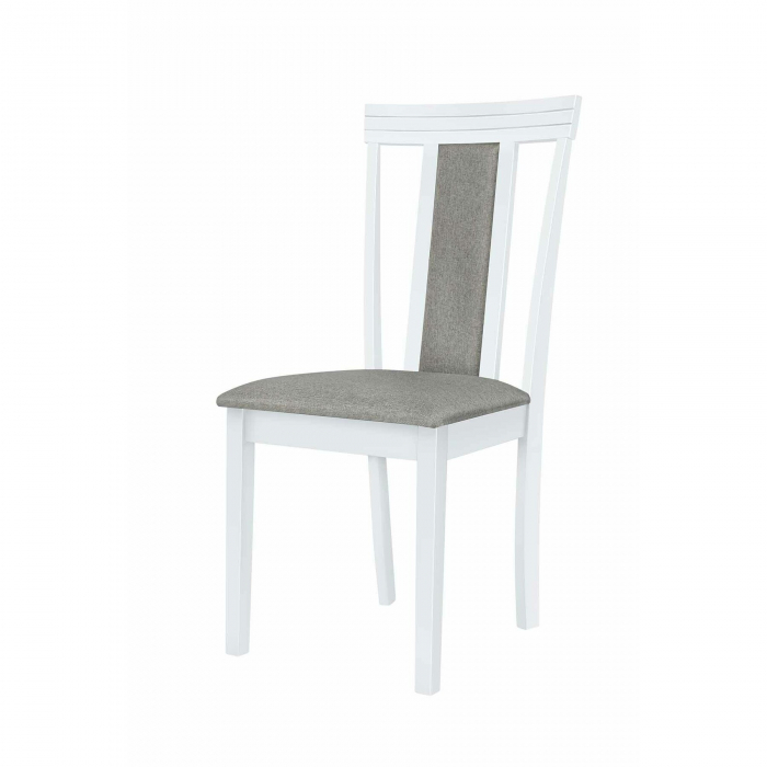 Scaune Ester, Lemn, Nuc/Beige [2]