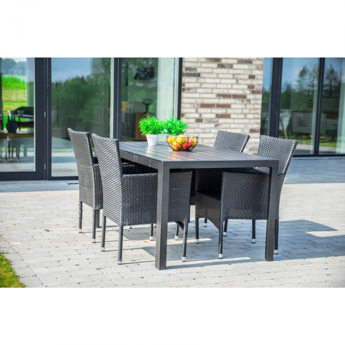 Set Masa De Gradina Viking 150 L + 4 Scaune Sanne [2]