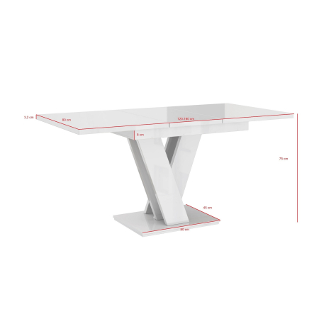 Masa Extensibila Madras, 120-160X80X75 cm [6]