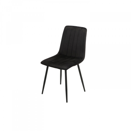 MESE SI SCAUNE - Scaun Isma Velvet Negru