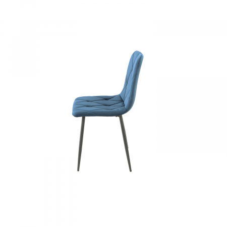 Scaun Savier Velvet Albastru [2]