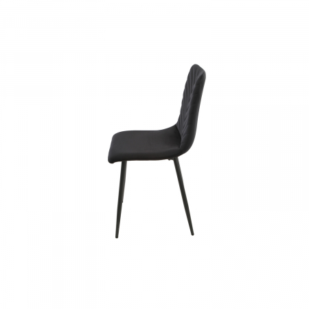 Scaun Vector Velvet Negru [3]