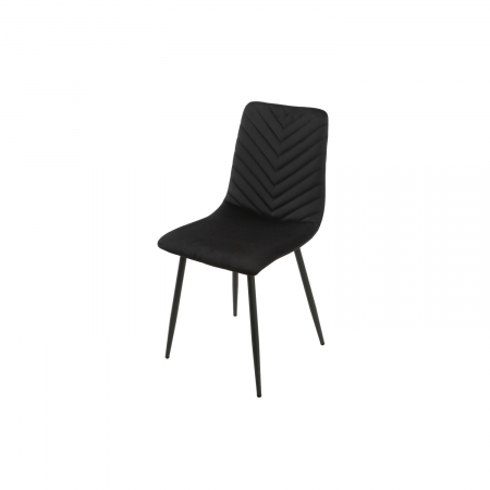 MESE SI SCAUNE - Scaun Vector Velvet Negru