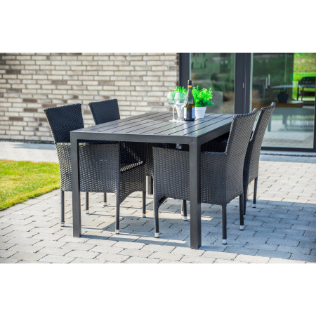 MOBILIER GRADINA - Set Masa De Gradina Viking 150 L + 4 Scaune Sanne