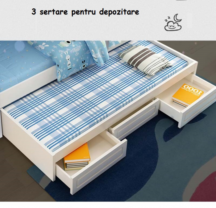 Paturi supraetajate pentru dormitor copii [11]