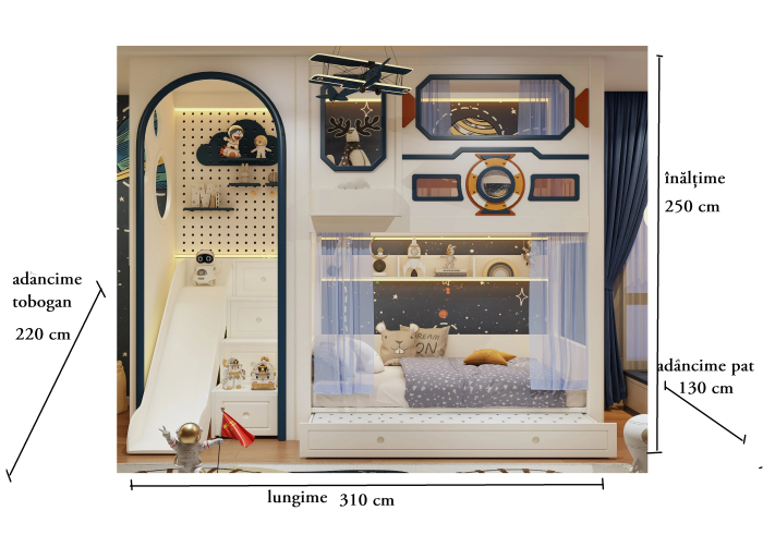 Paturi supraetajate Cosmo [3]