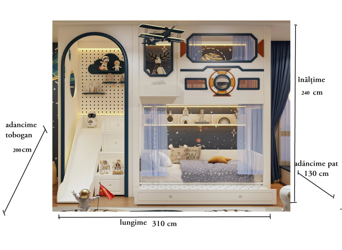 Paturi supraetajate Cosmo [7]