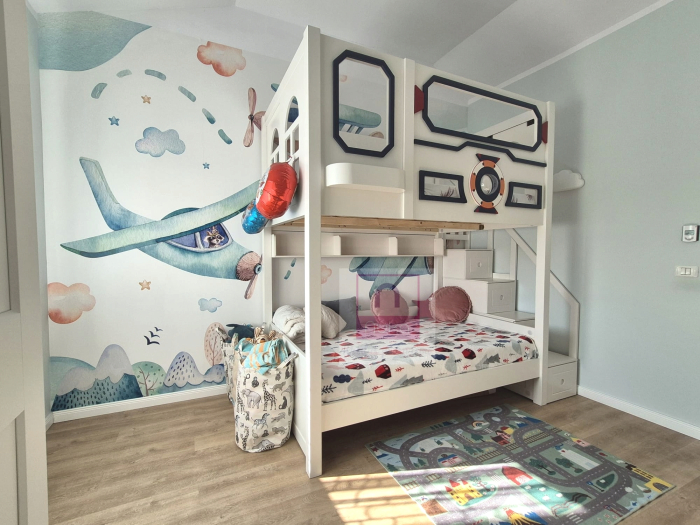 Paturi supraetajate cu tobogan Cosmo [17]