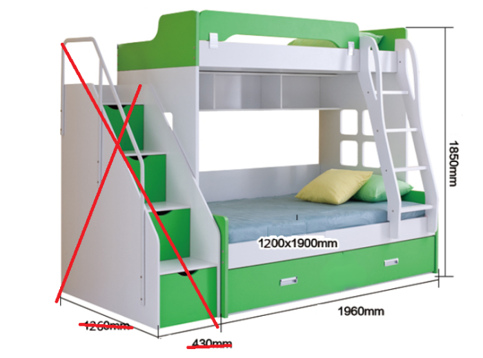 Pat supraetajat dormitor copii [13]
