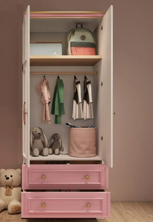 Pat Mica Lebada din MDF si lemn stejar  120 x 190cm, noptiera-cod 118 [1]