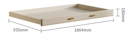 Pat supraetajat Fundiță din lemn masiv  de stejar cu dulap scară  cod 603 [11]