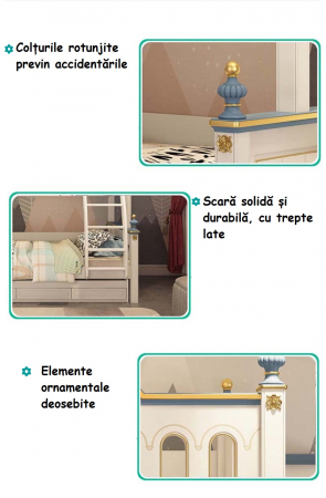 Paturi supraetajate pentru dormitor copii [12]