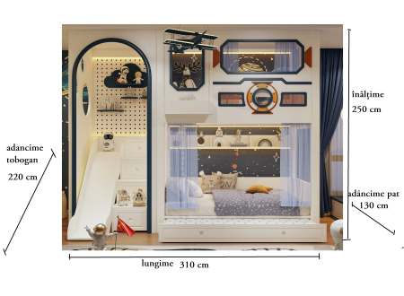 Paturi supraetajate Cosmo [2]