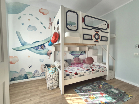 Paturi supraetajate cu tobogan Cosmo [16]