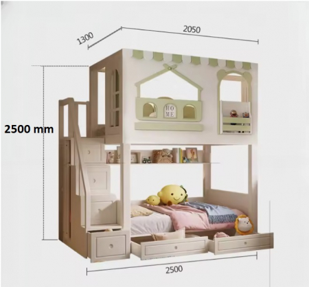 Paturi supraetajate Căsuța Winnie [7]