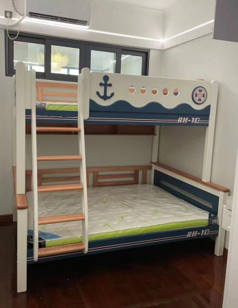 Pat supraetajat Marin din lemn masiv de alun cod 6806A2 [3]