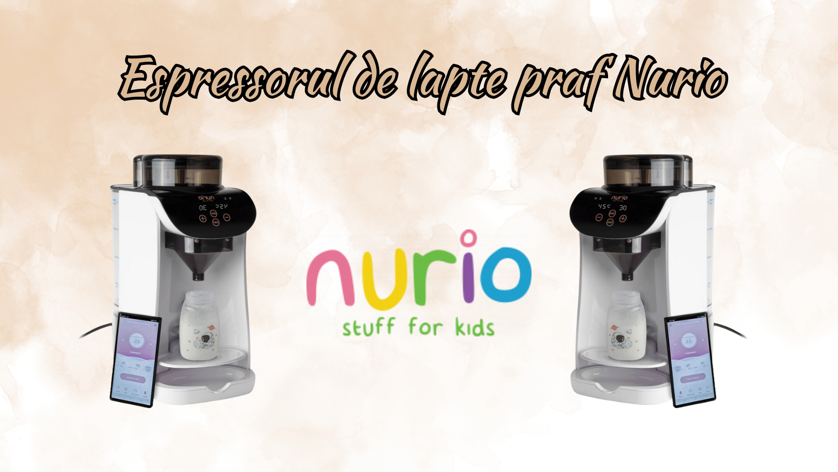 Espressorul de lapte praf Nurio
