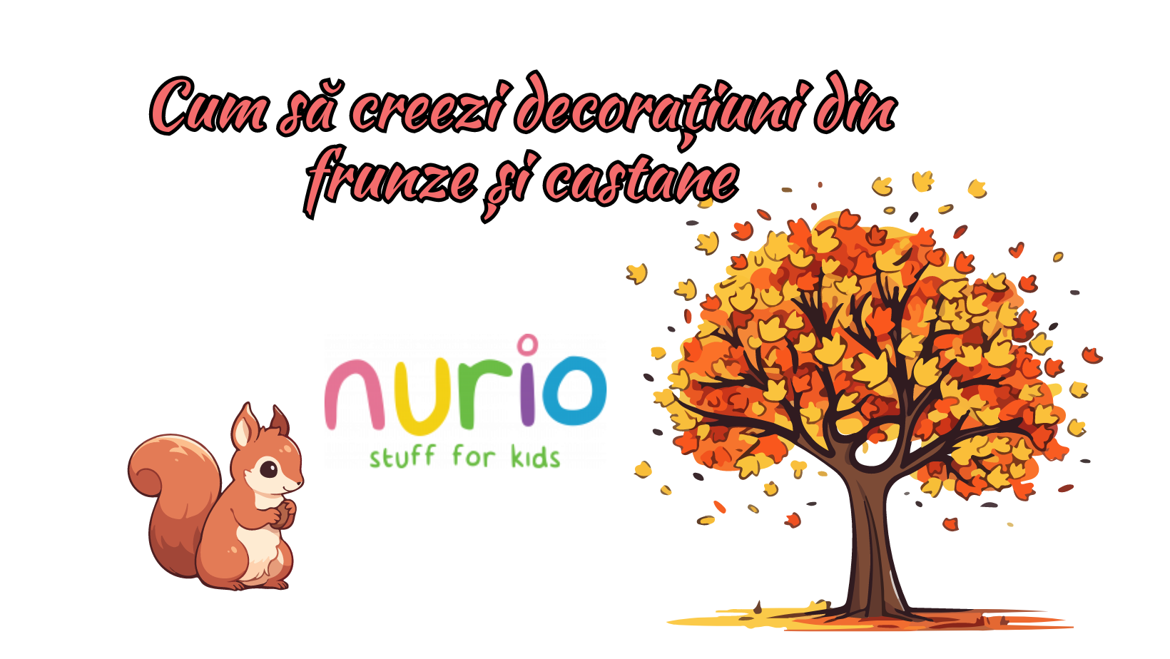 Cum sa creezi decoratiuni din frunze si castane
