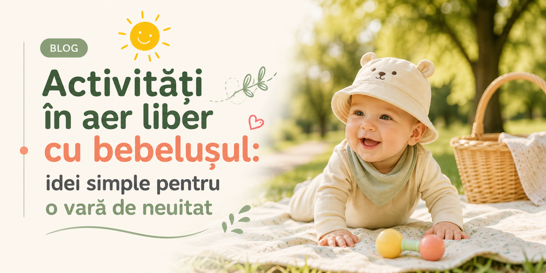 Activități în aer liber cu bebelușul