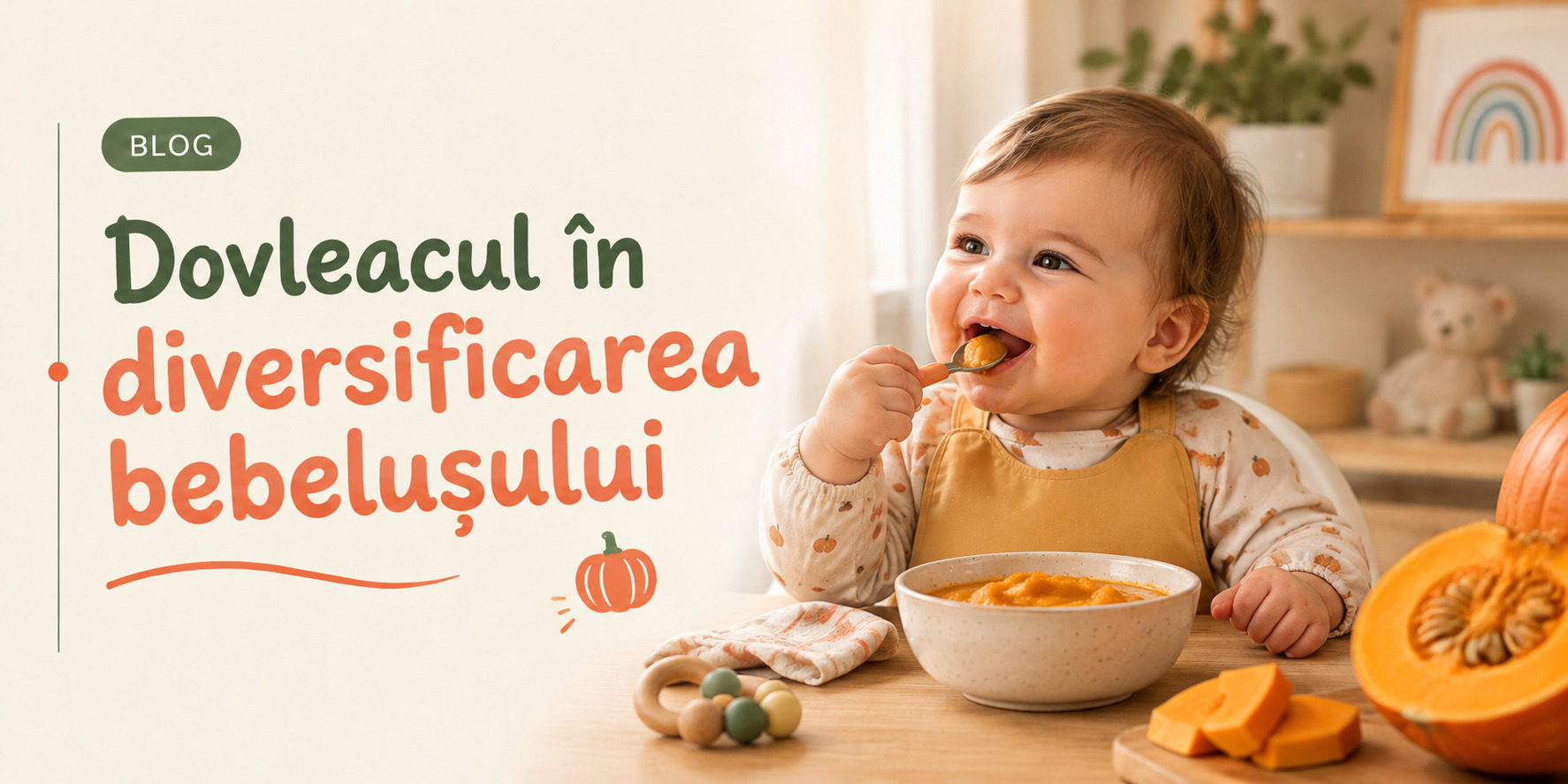 Dovleacul în diversificarea bebelușului