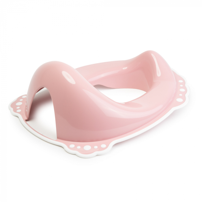 Adaptor Colac WC Copii, Antialunecare Ursulet -Roz/Alb [4]