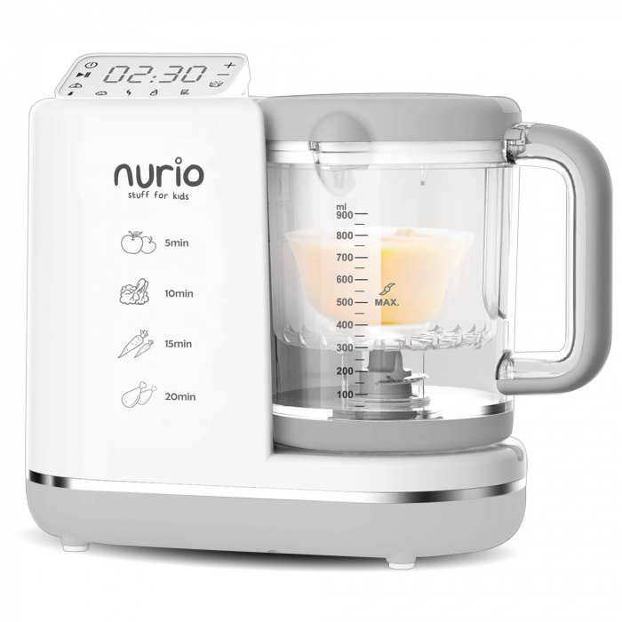 Aparat de Gatit cu Abur si Blender 7 in 1 Nurio cu Temporizator pentru Bebelusi si Copii [2]