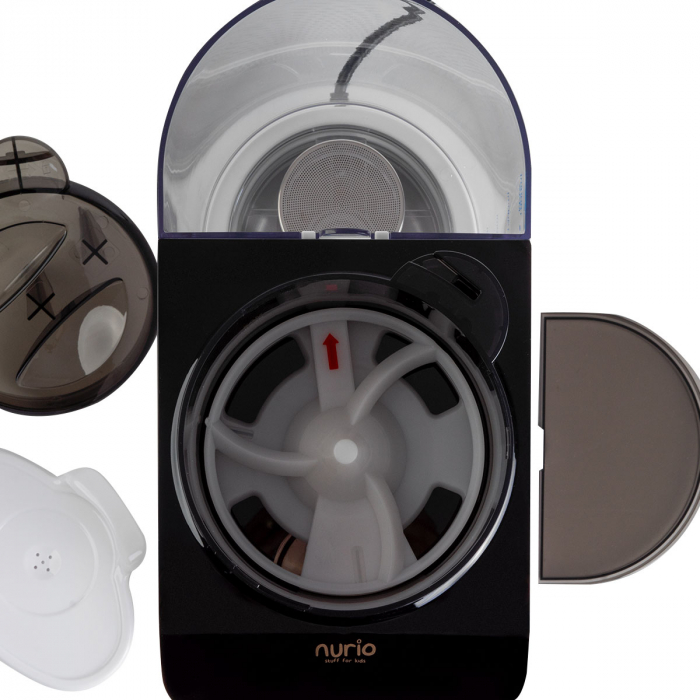 Espressor Lapte Praf Nurio cu Aplicatie Mobila , Functie de Apa Calda si Autocuratare la 90° [9]