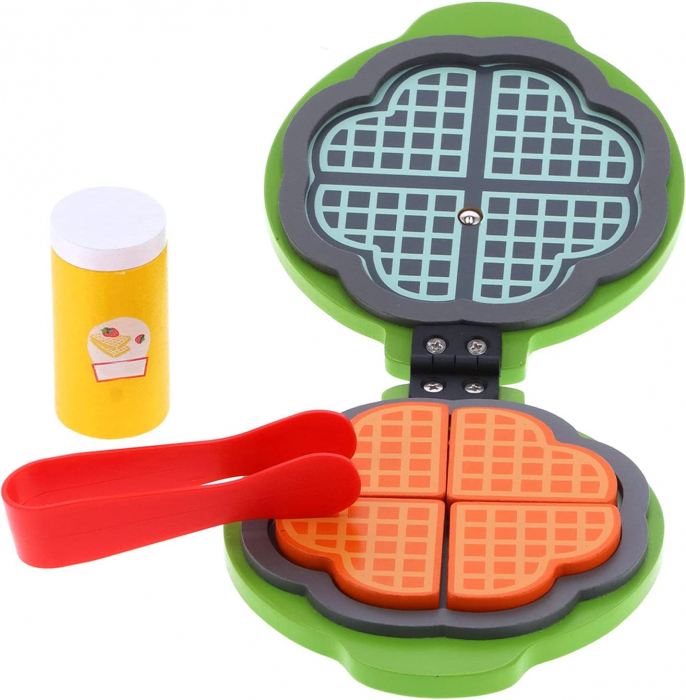 Aparat pentru Vafe din Lemn cu Accesorii [6]