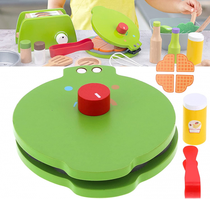Aparat pentru Vafe din Lemn cu Accesorii [10]