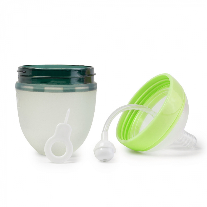 Biberon care Imita Procesul Natural de Alaptare din Silicon 150ml - Verde [3]