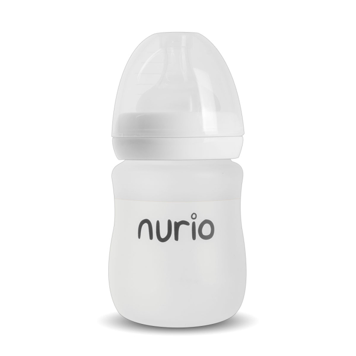 Biberon Nurio Premium din Sticla cu Protectie din Silicon, 150 ml [2]
