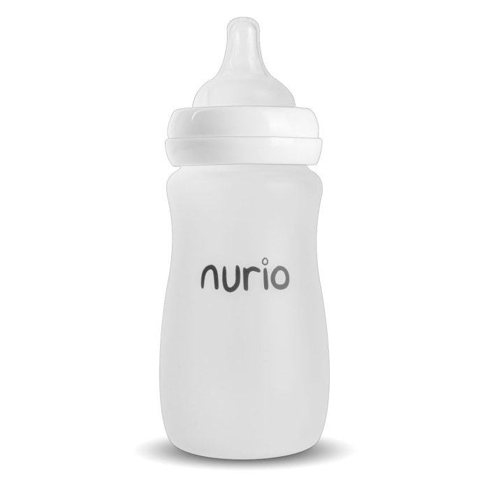 Biberon Nurio Premium din Sticla cu Protectie din Silicon, 250 ml [3]